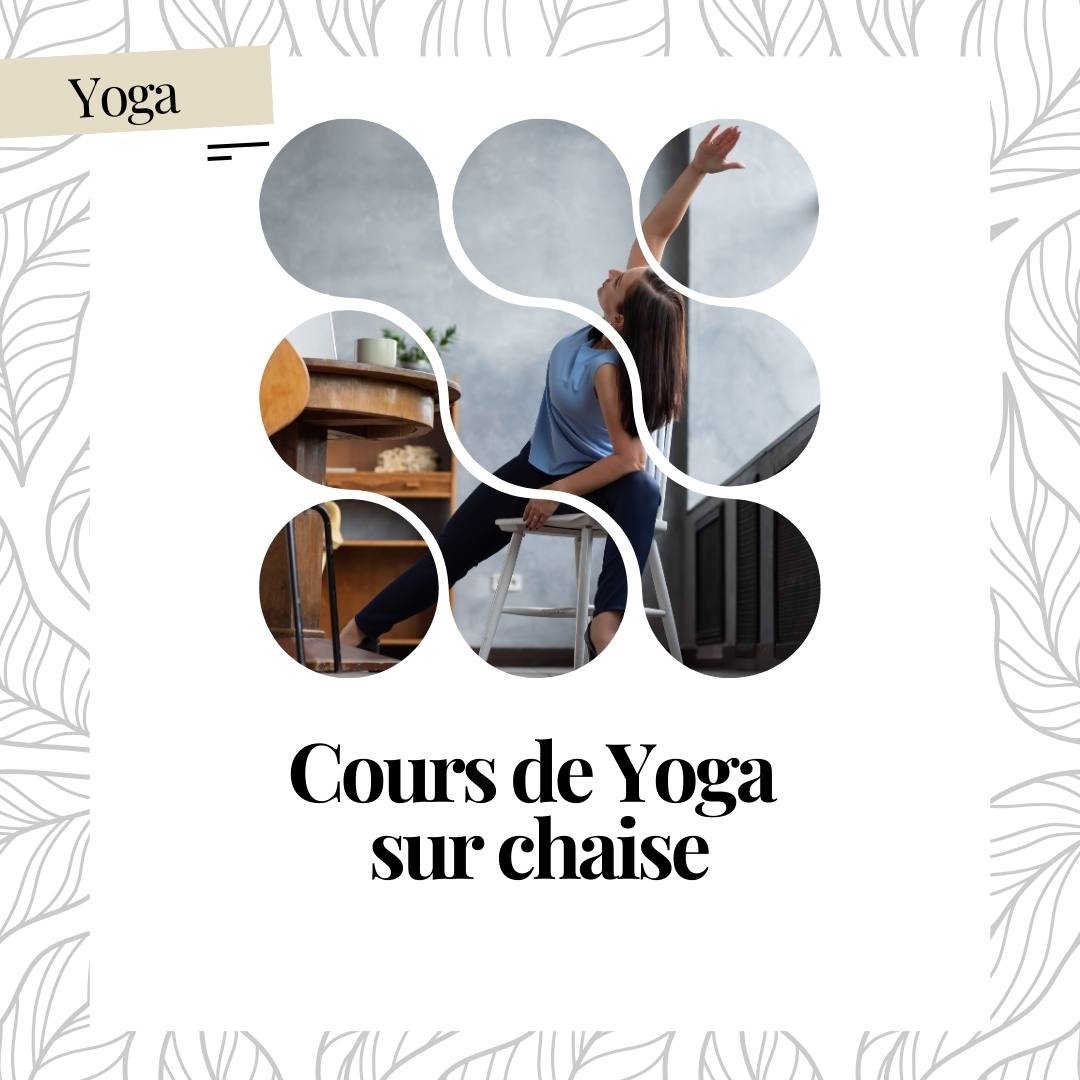 Cours en ligne de yoga sur chaise 