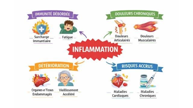 L’inflammation le cerveau au ralenti L’inflammation le cerveau au ralenti