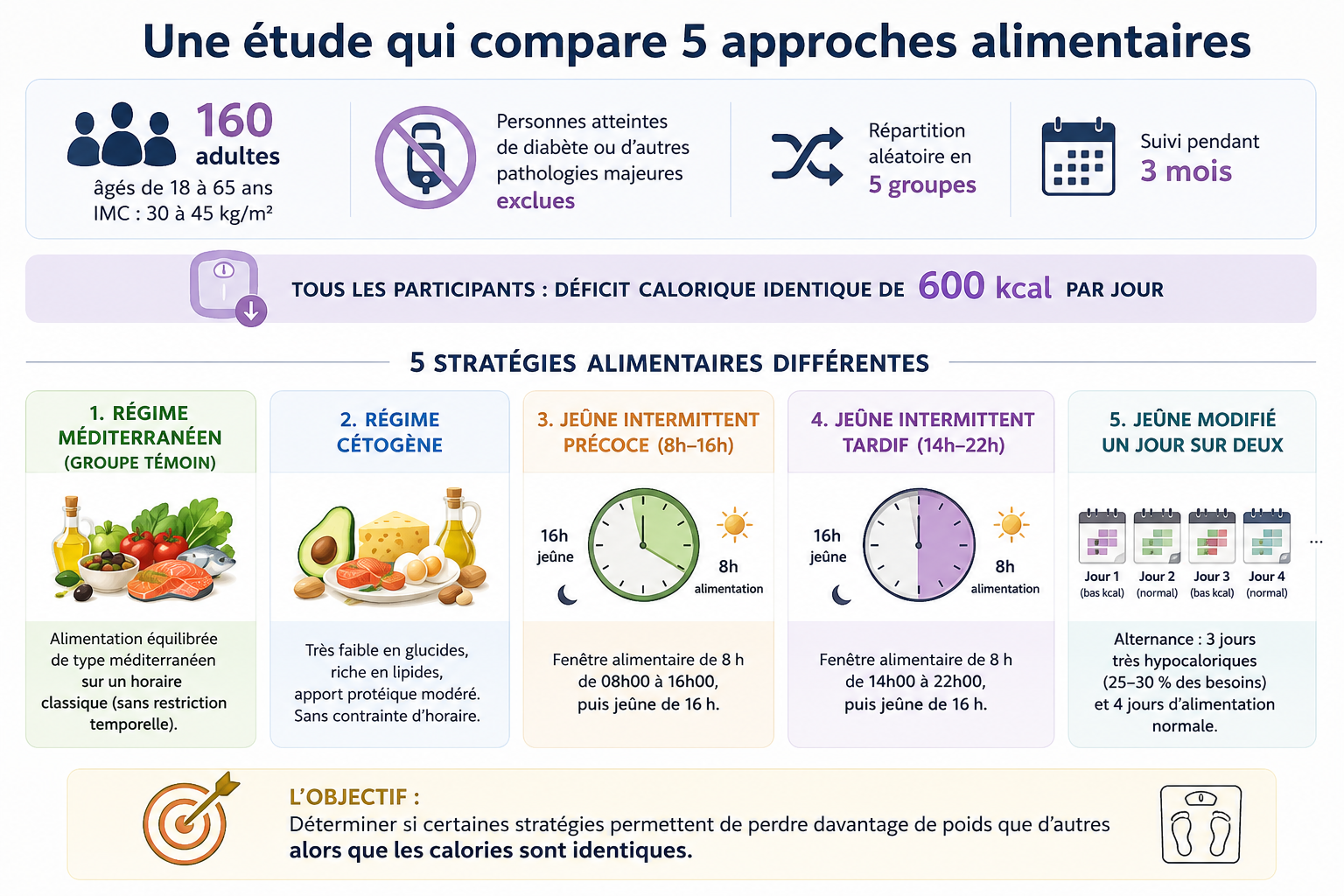 étude scientifique obésité perte de poids cétogène