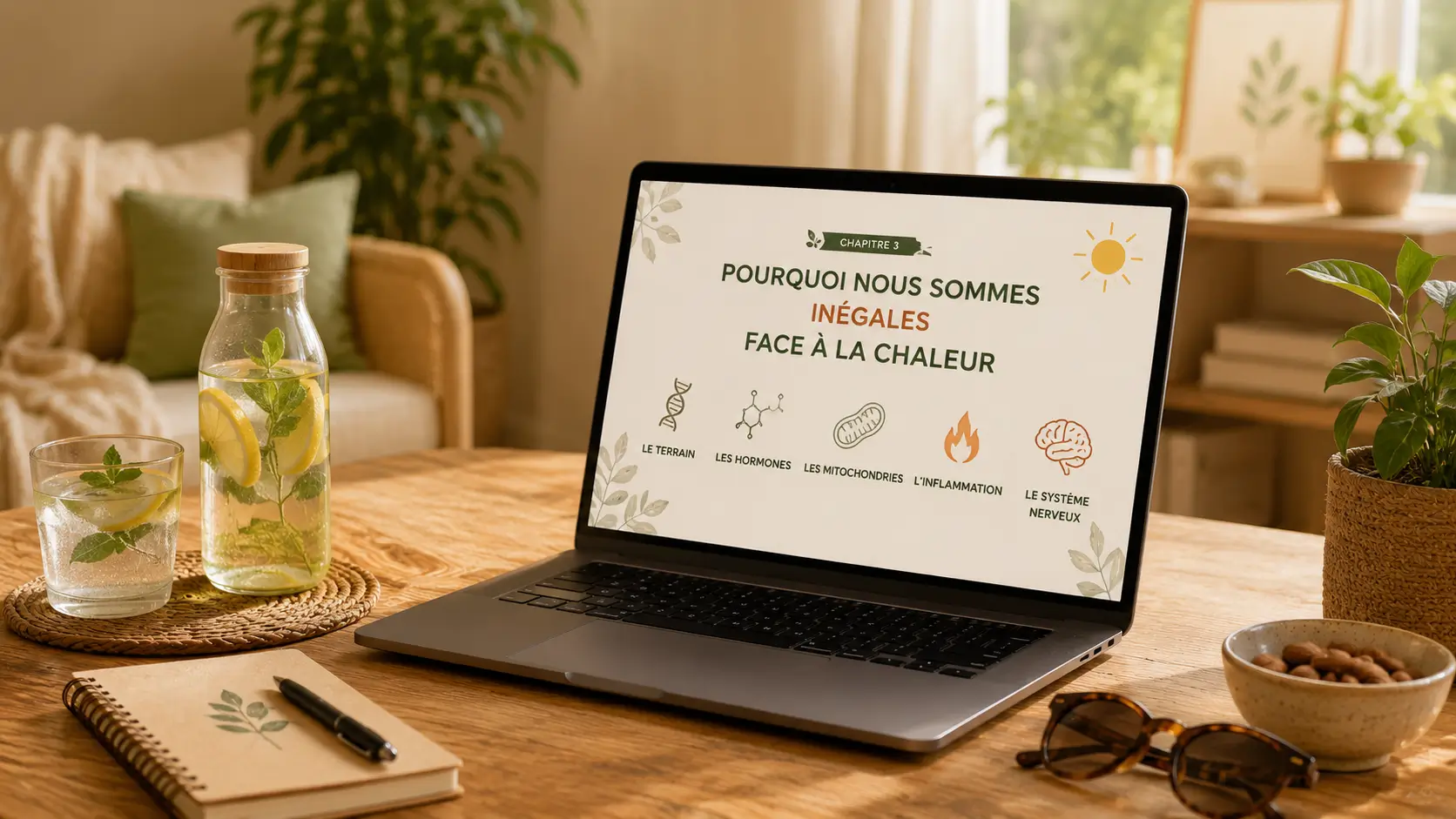 programme canicule chaleur hormones naturopathie